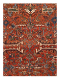 Hand Knotted Persian Heriz Wool