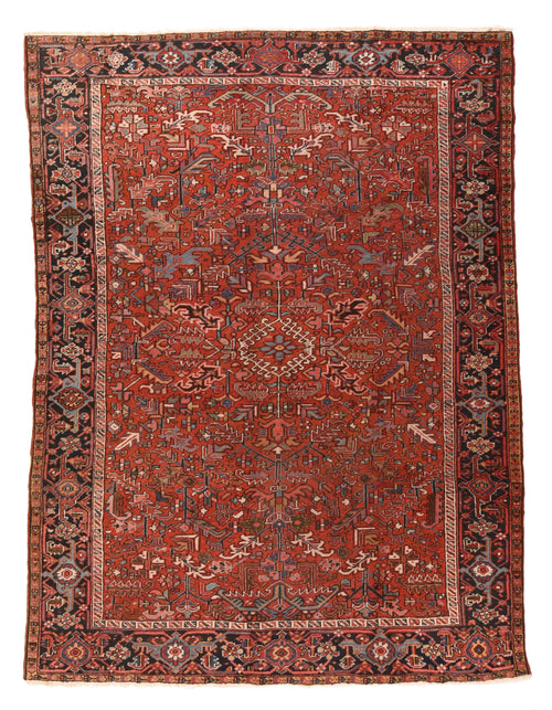 Hand Knotted Persian Heriz Wool