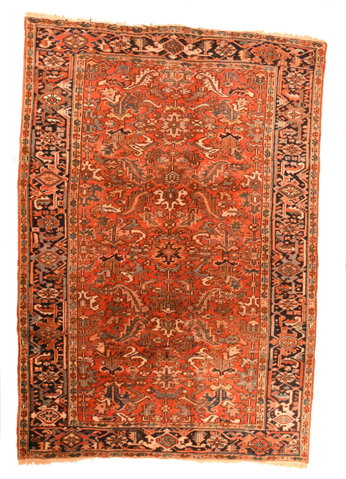 Hand Knotted Persian Heriz  Wool