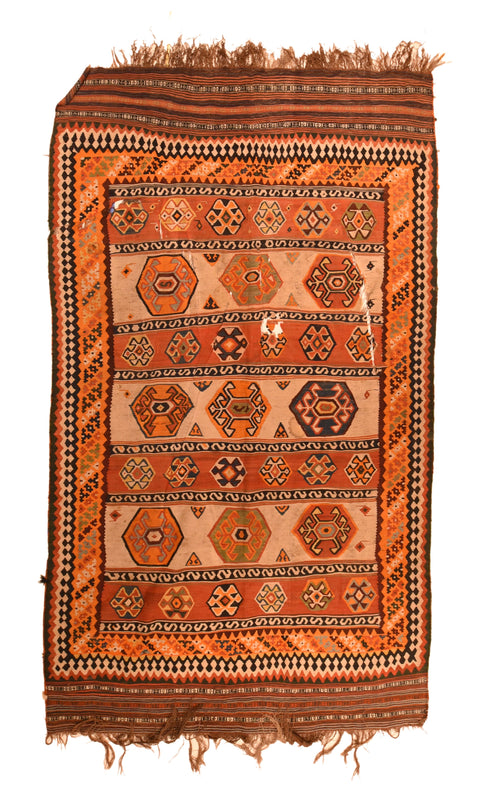 Fine Antique Persian Qashqai Kilim