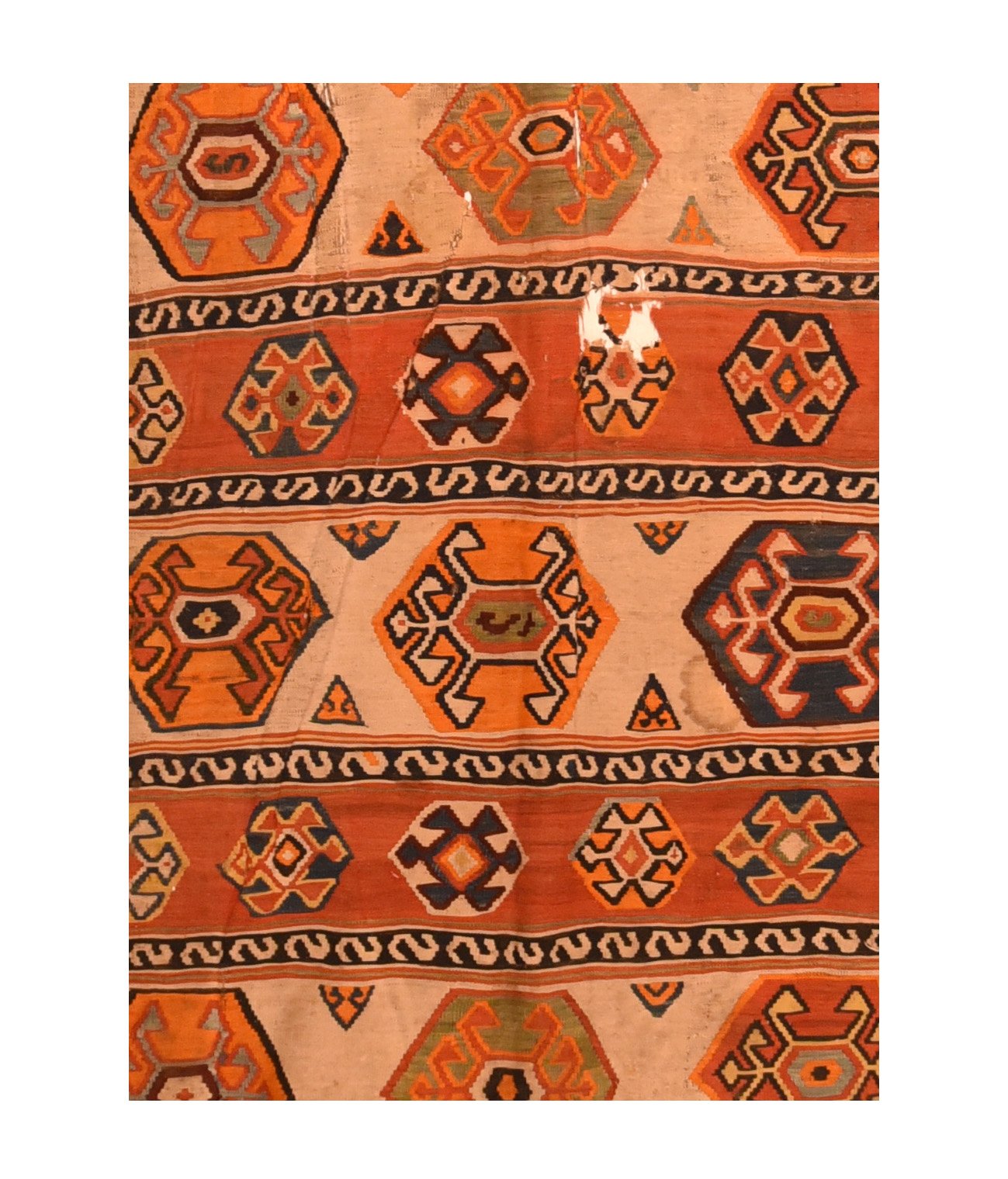 Fine Antique Persian Qashqai Kilim