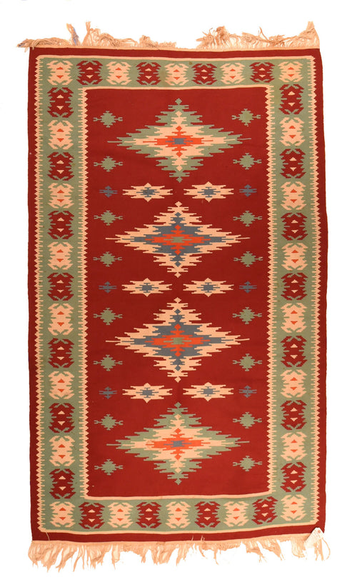 Fine Vintage Turkish Tribal Kilim