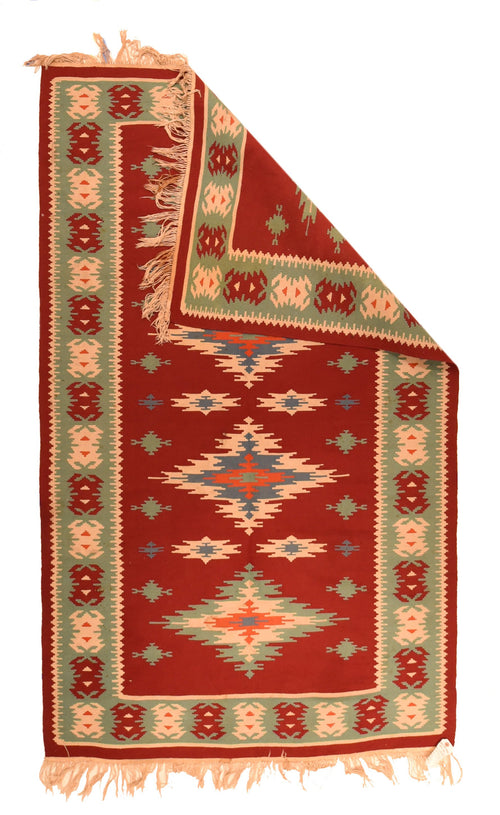 Fine Vintage Turkish Tribal Kilim