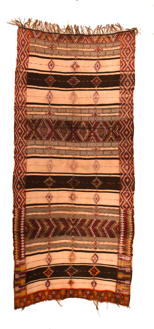 Extremely Fine Vintage Moroccan Kilim