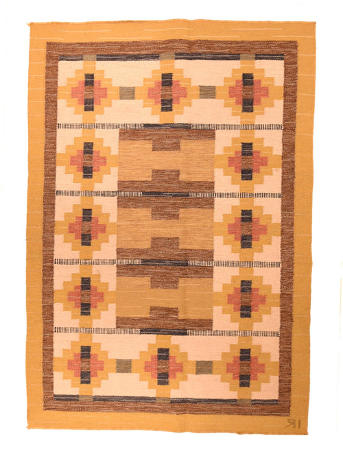 Fine Antique Swedish Flat Weave Kilim