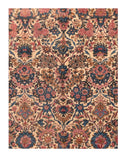 Hand Knotted Persian Lavar Kerman Wool