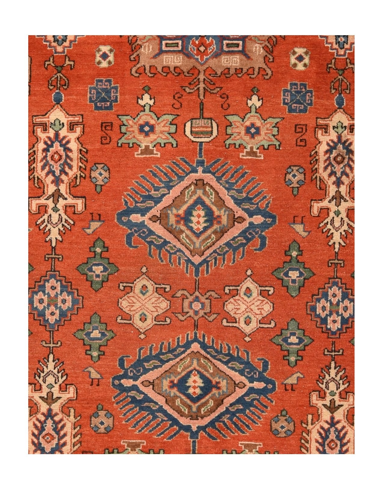 Antique Hand Knotted Persian Malayer Wool
