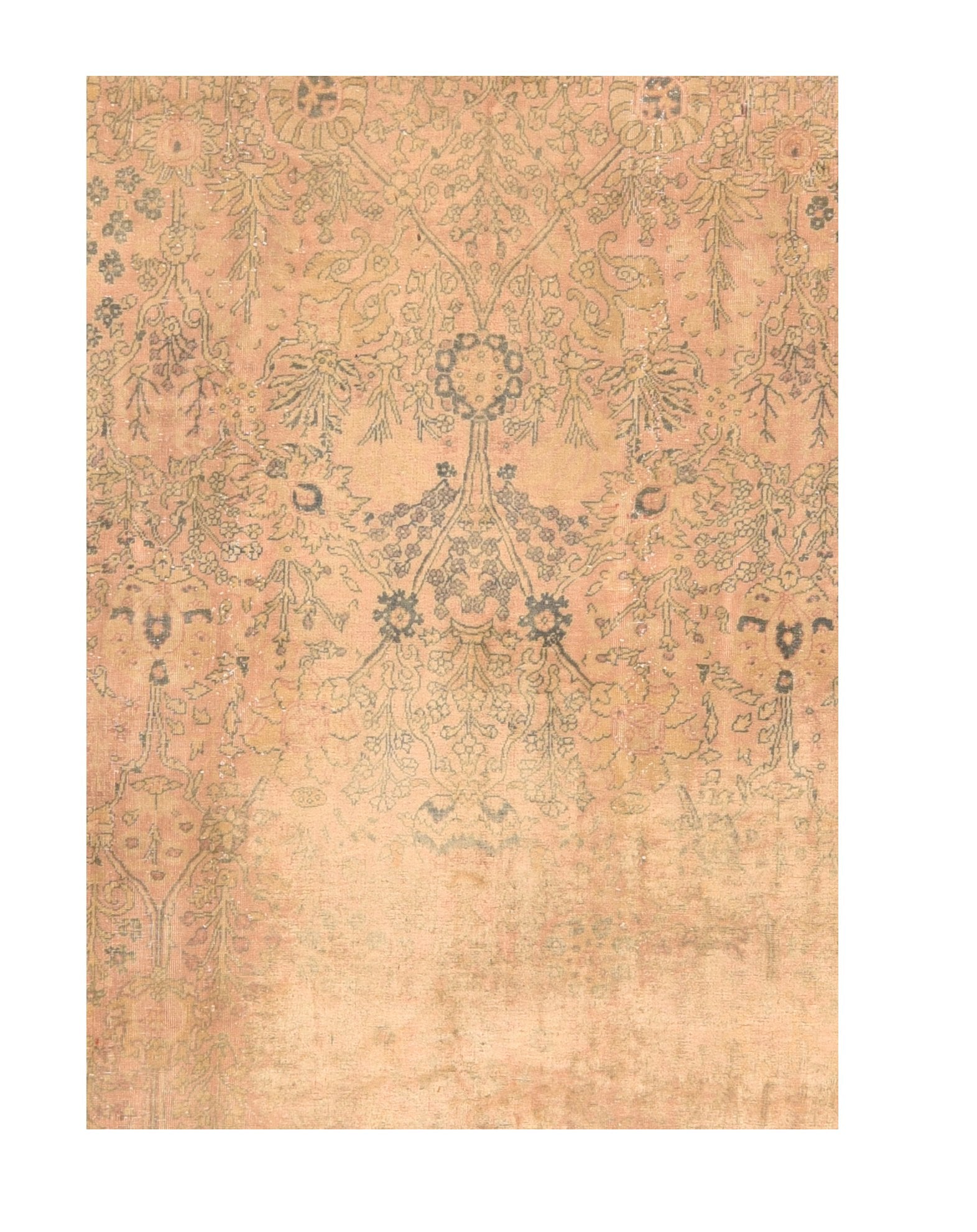 Fine Antique Shabby Chic Turkish Sivas Rug