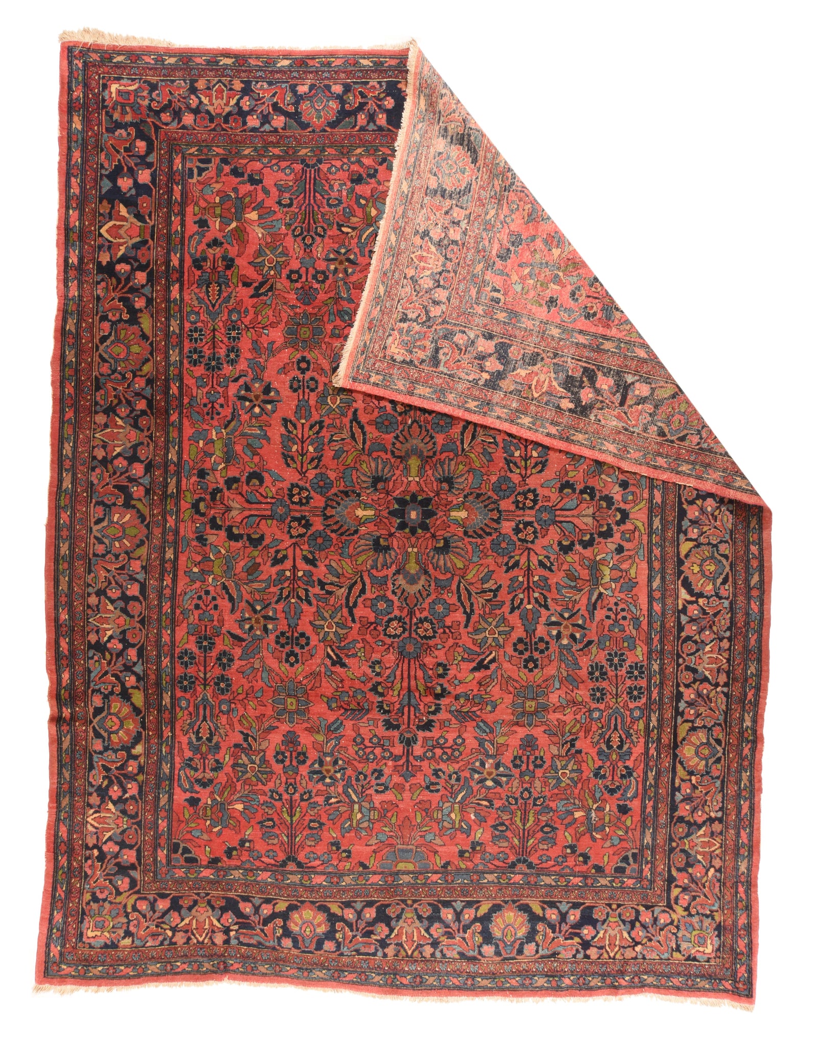 Fine Antique Persian Lilihan Rug