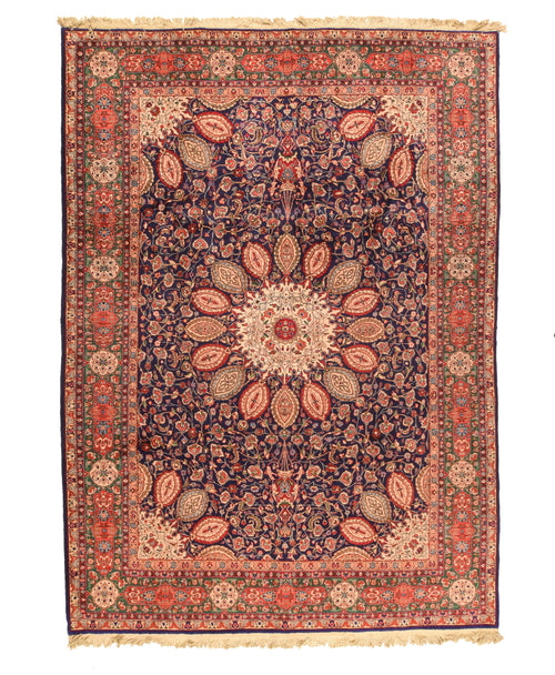 Hand Knotted Persian Qum Silk