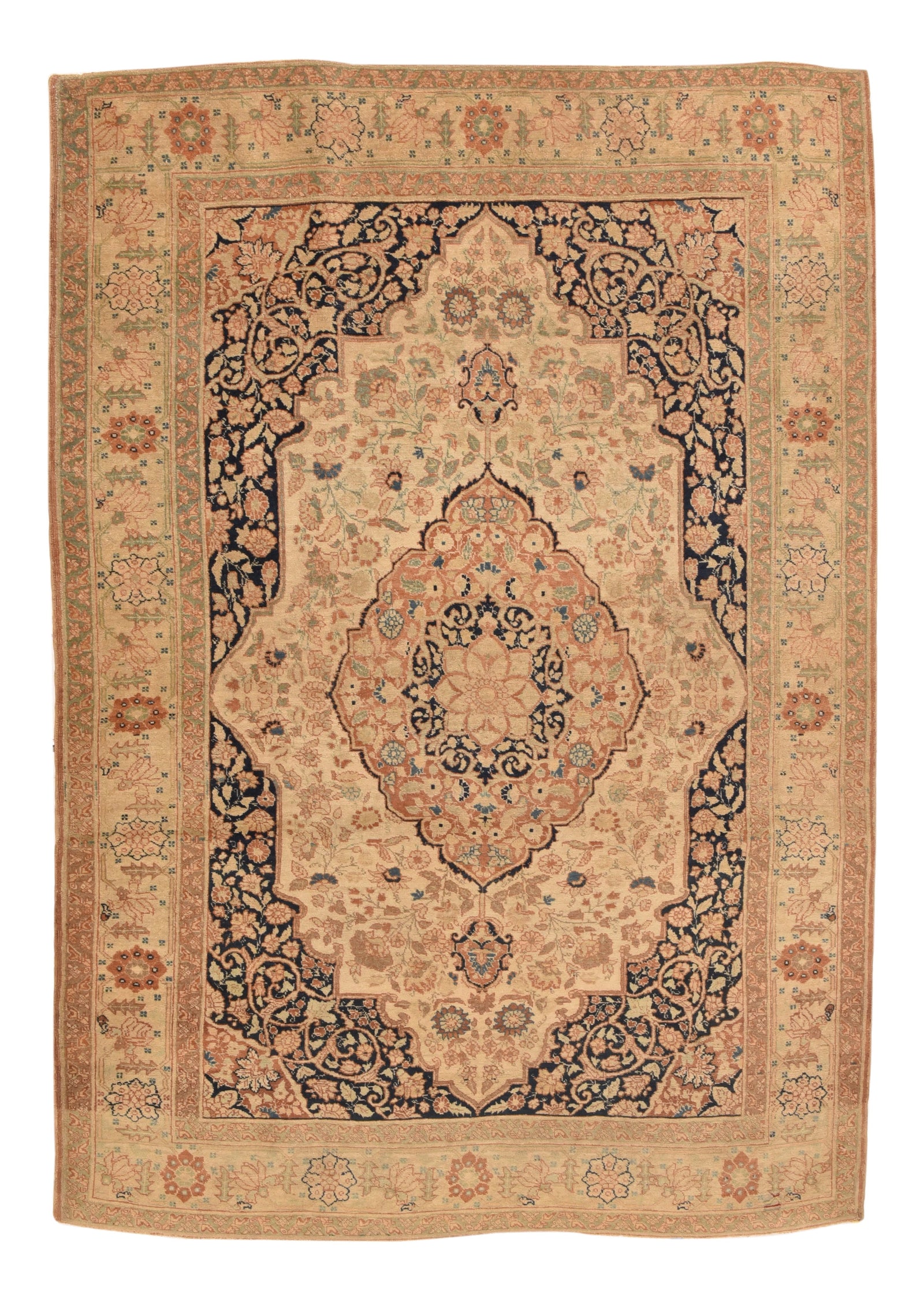 Extremely Fine Persian Antique Tabriz Hajijalili