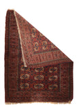 Semi Red Bokara Russain Area Rug