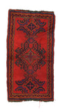 Semi Antique Red Fine Oushak Turkish Area Rug