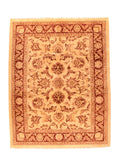 Semi Antique Beige Tabriz Persian Area Rug