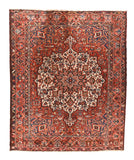 Vintage Red Bakhtiari Persian Area Rug