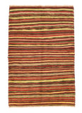 Vintage Red Persian Gabbeh Area Rug