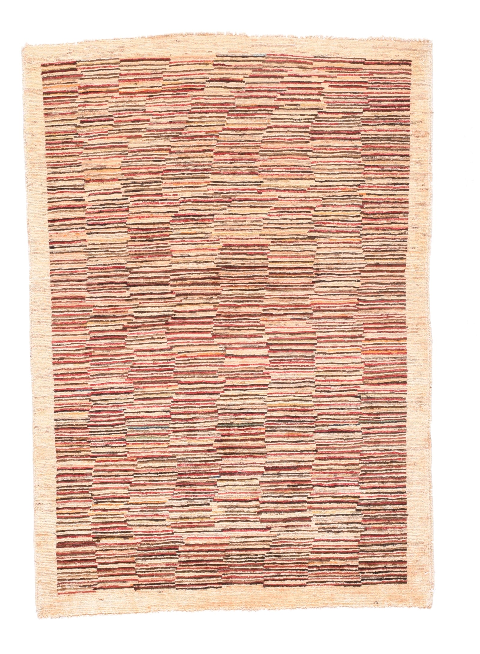 Vintage Red Fine Persian Gabbeh Area Rug