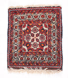 Antique Red Red Hamedan Persian Area Rug