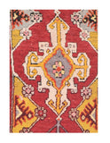 Antique Red Anatolian Turkish Area Rug