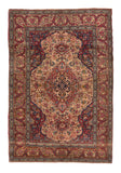 Antique Ivory Ivory Isfahan Persian Area Rug