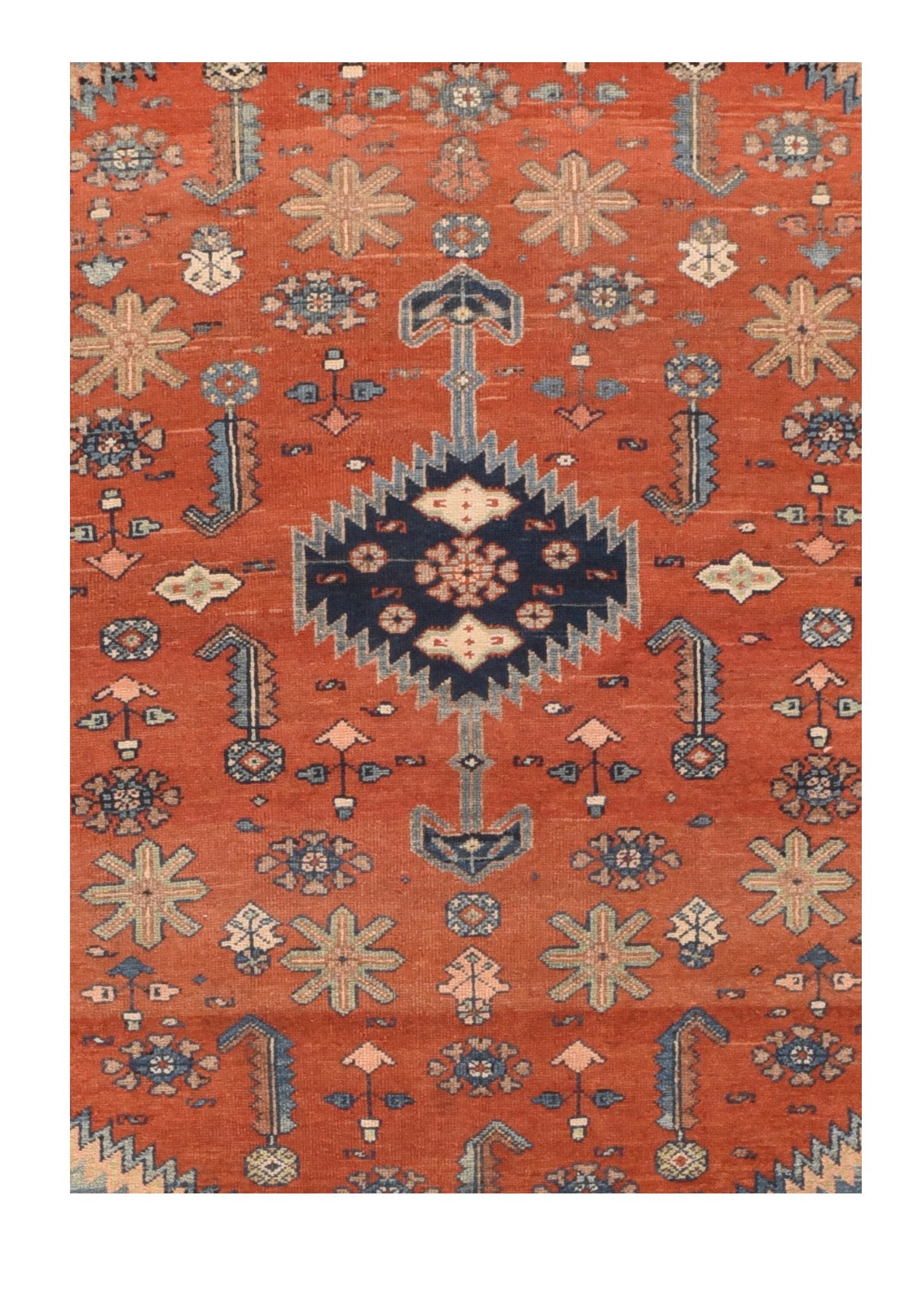 Antique Red Persian Malayer Area Rug