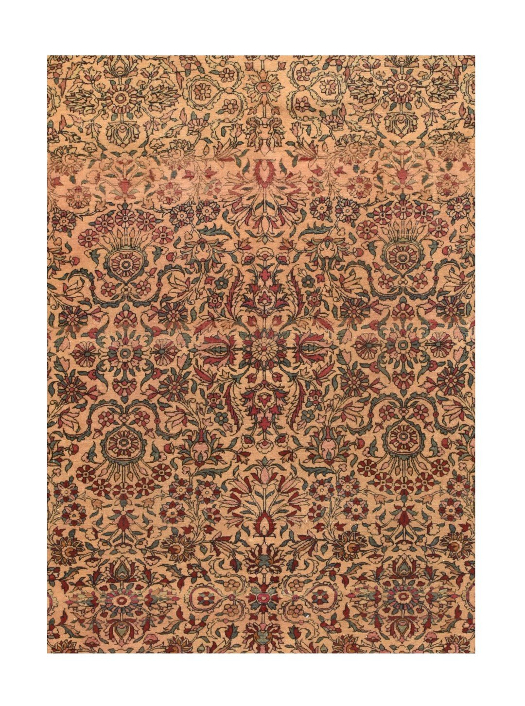 Antique Ivory Tehran Persian Area Rug