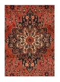 Antique Red Farahan Sarouk Persian Area Rug