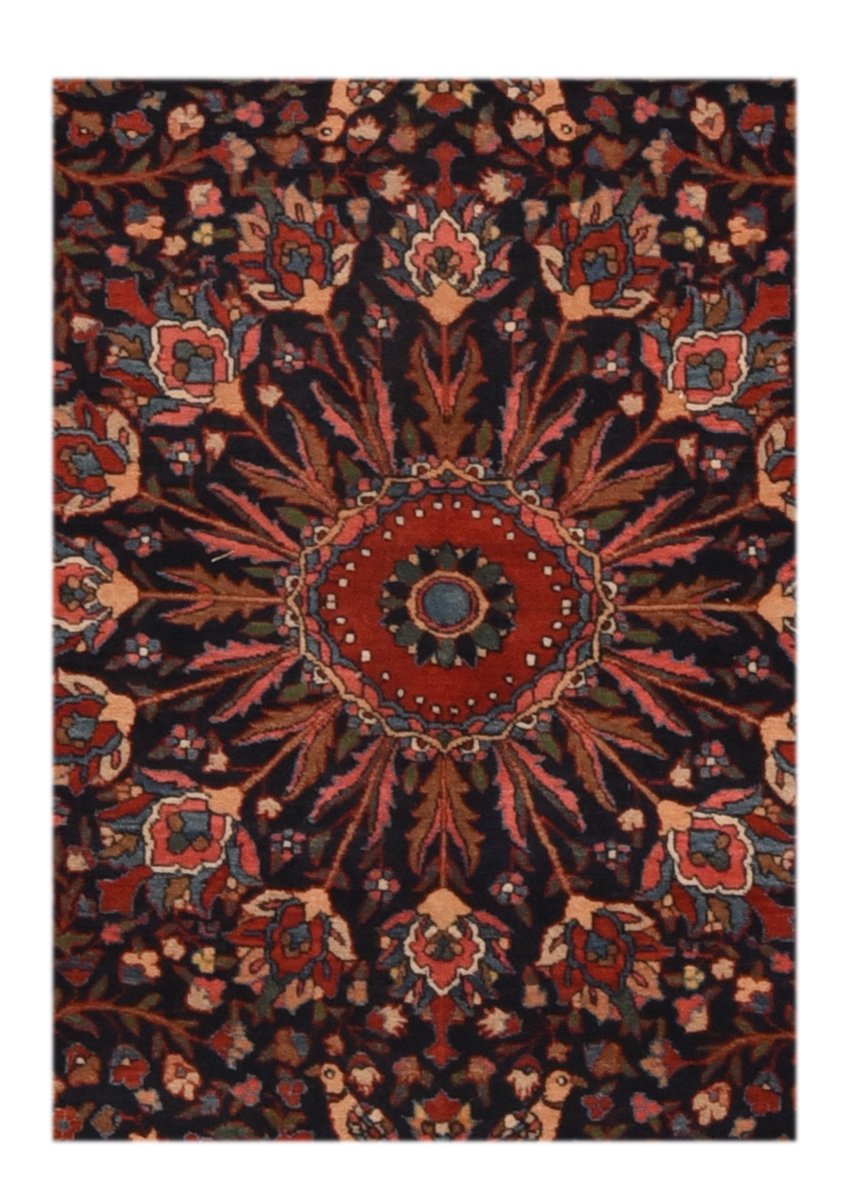 Antique Red Bidjar Persian, Hand Knotted Area Rug