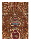 Antique Tehran Red Persian, Hand Knotted Area Rug