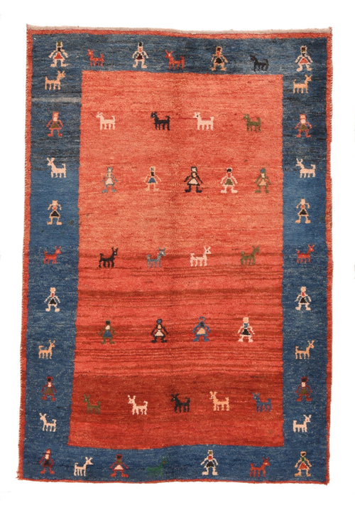 Vintage Persian Gabbeh Area Rug