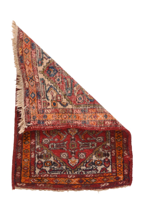 Vintage Hamedan Persian Area Rug