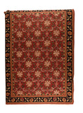 Vintage Red Sumak Manchoria/Russian Area Rug