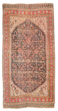 Antique Rust Persian Tribal Qashaqai Area Rug