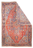 Antique Heriz Serapi Area Rug