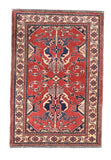 Hand Made Kazak Afghan Rug