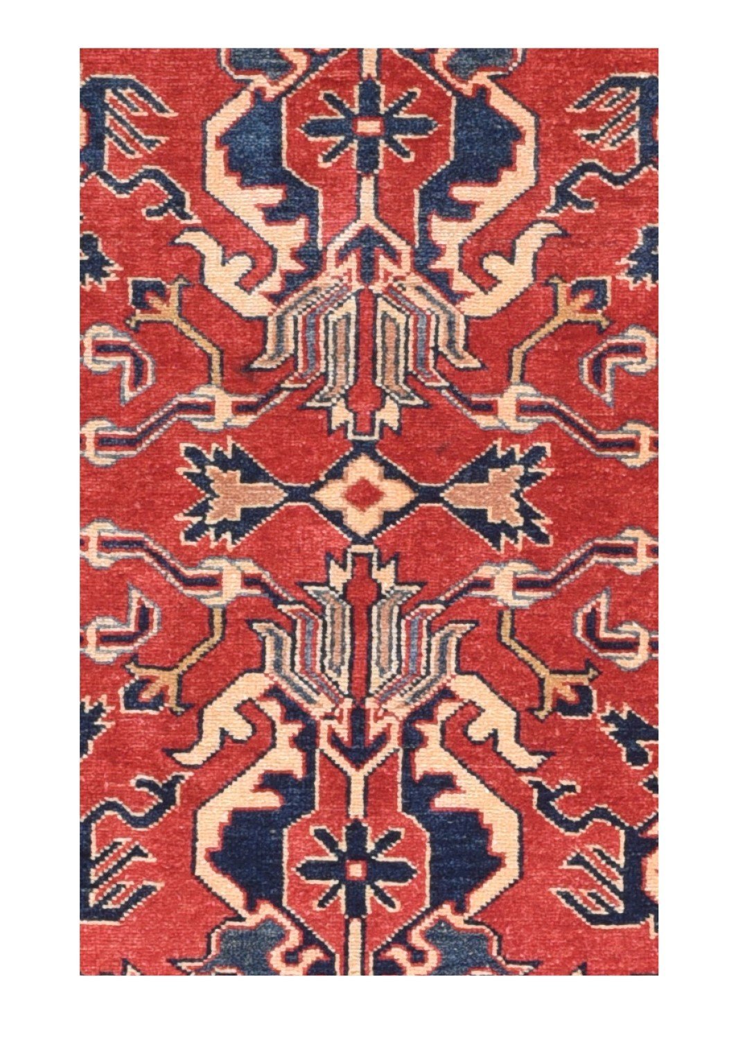 Hand Made Kazak Afghan Rug