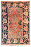 Antique Red Persian Bakshayesh Area Rug