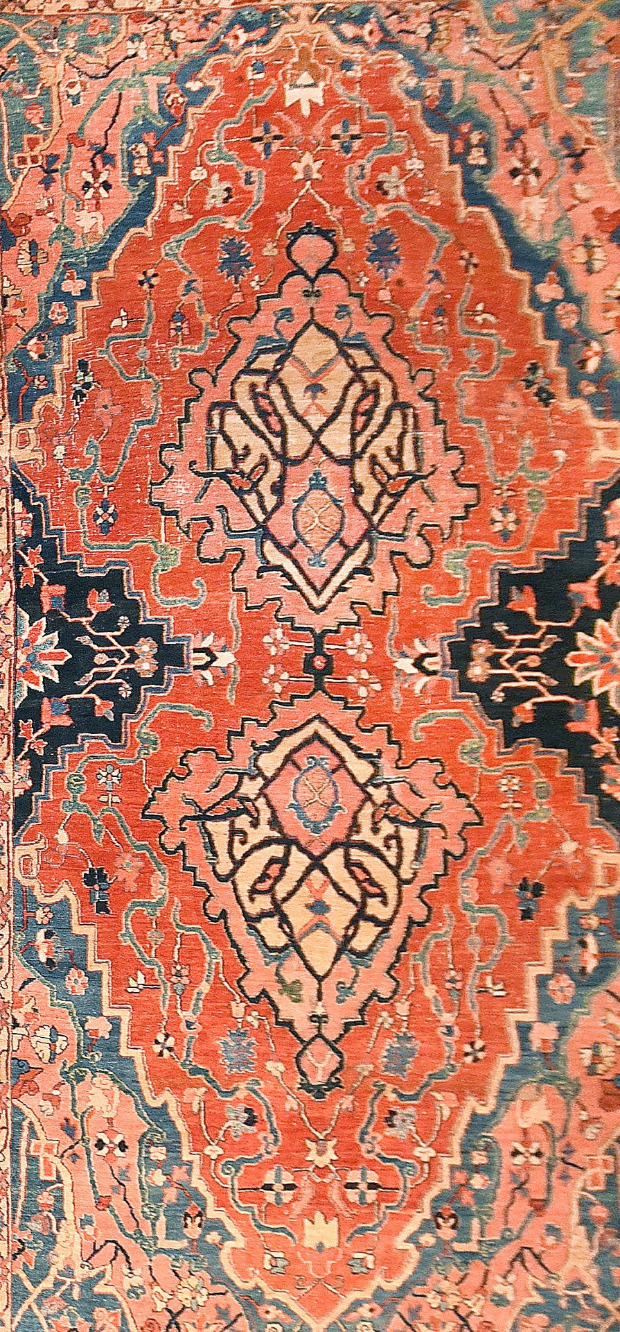 Antique Persian Bakshayesh Area Rug