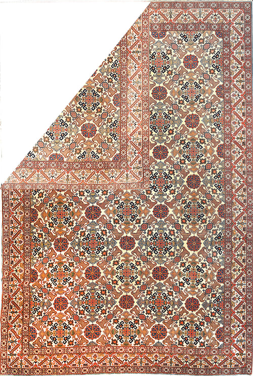 Antique Persian Tehran Area Rug