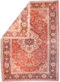 Antique Perisan Serapi Area Rug