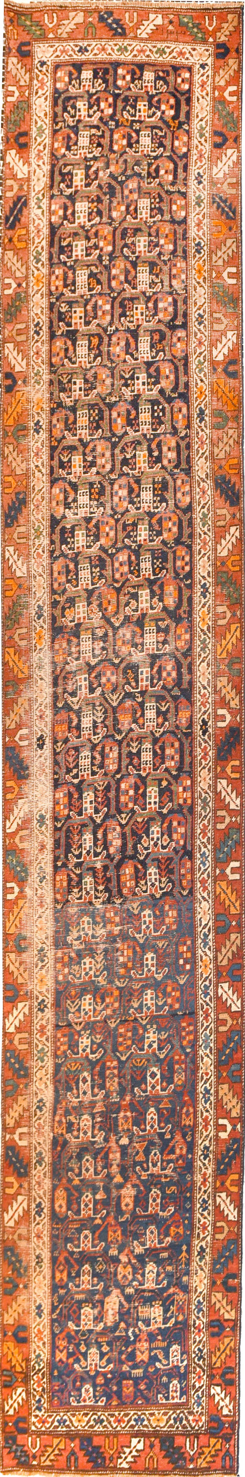 Antique Rust Persian North West Area Rug