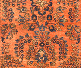 Antique Sarouk Perisan Area Rug