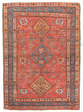 Antique Hand Made Heriz Bakshaesh Persian Rug