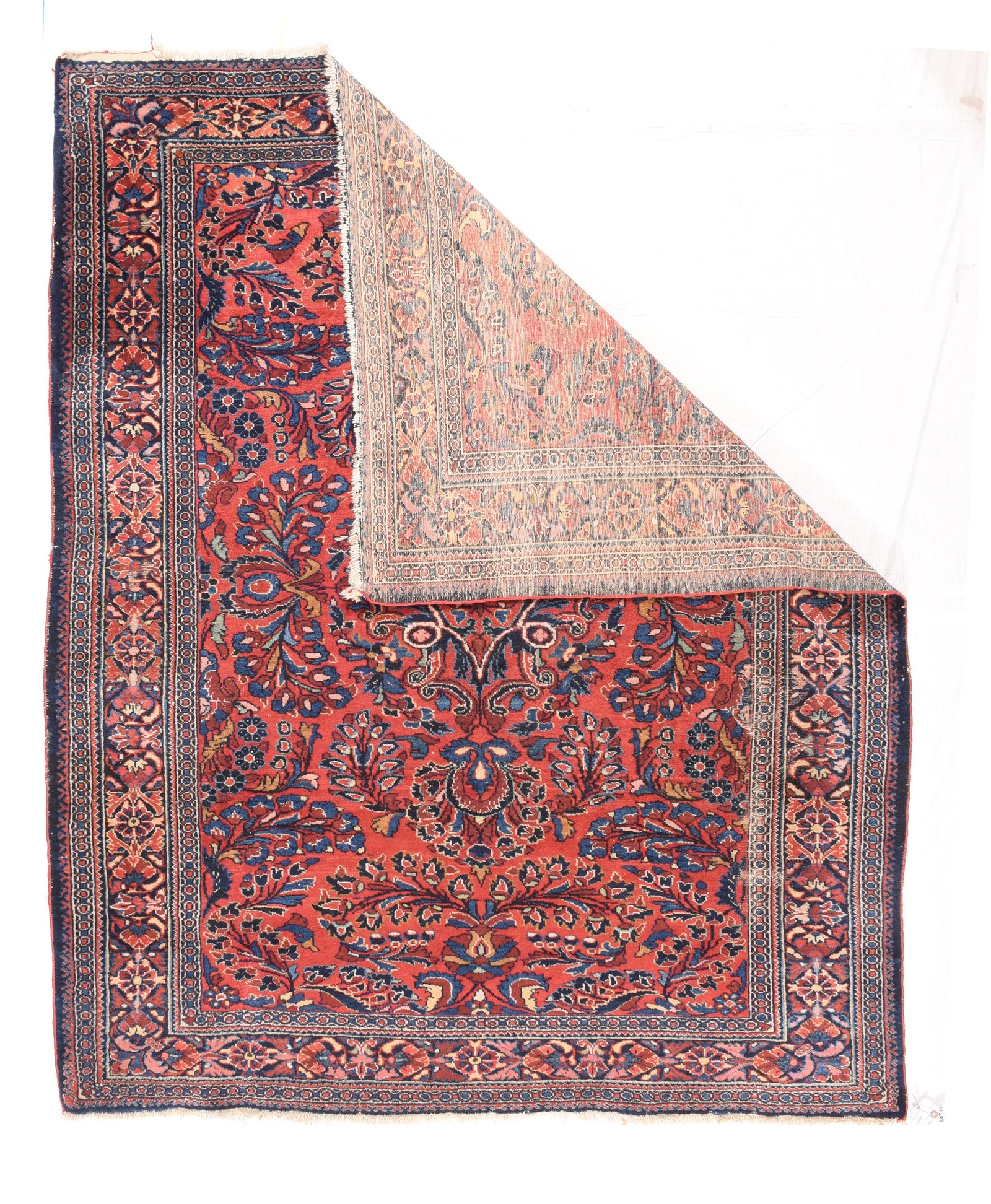 Antique Lillihan Persian Area Rug