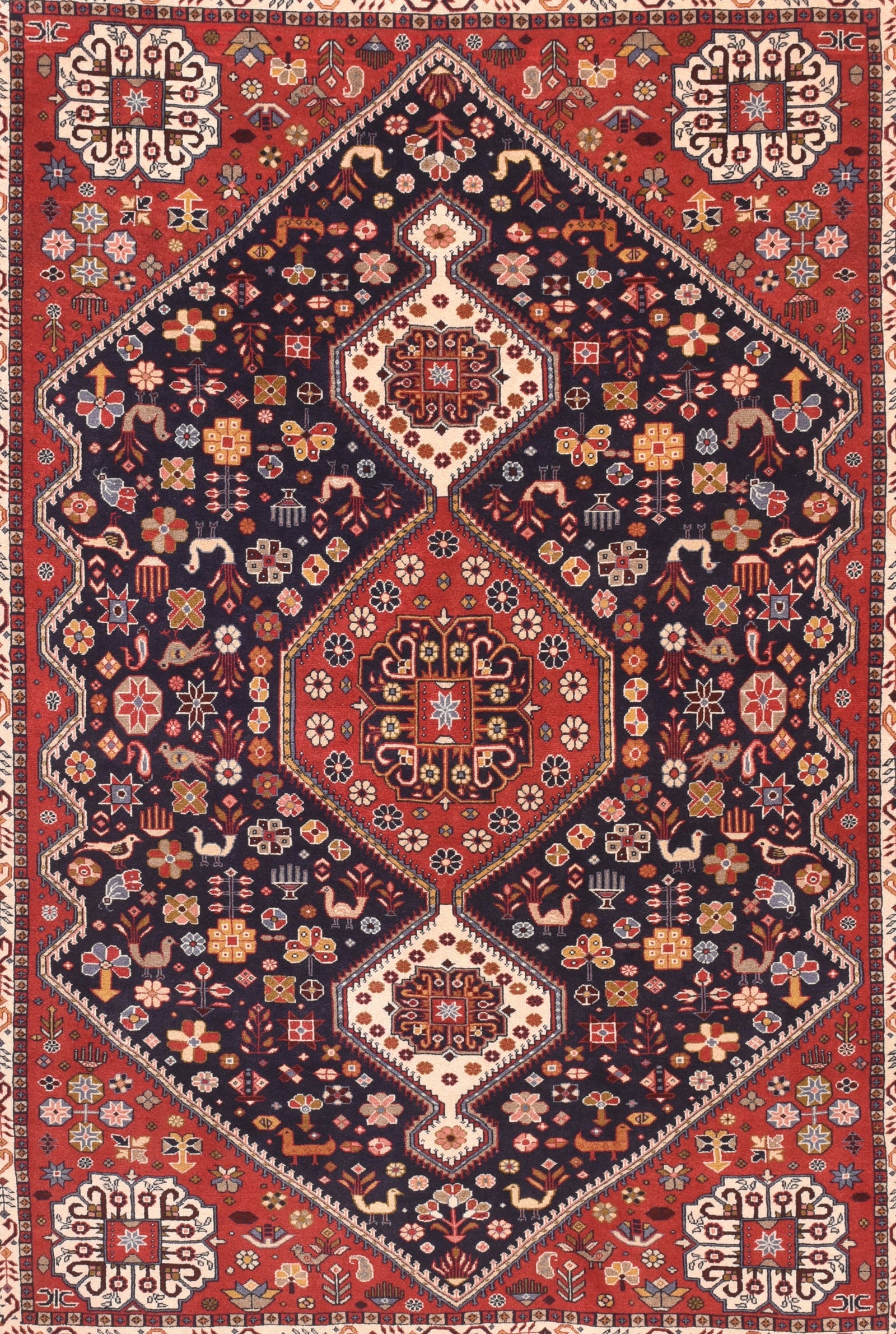 Hand Knotted Persian Kashkoli Wool