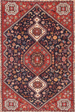 Semi Red Kashkul Persian Area Rug