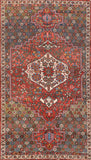 Semi Red Bakhtiari Persian Area Rug