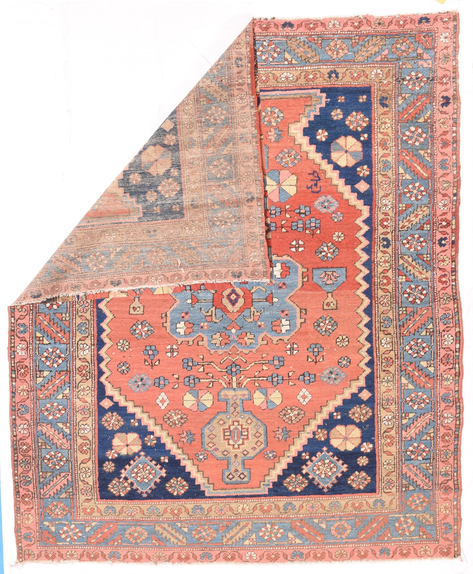 Extremely Fine Persian Antique Heriz / Serapi Rug