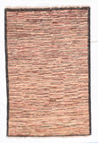 Excellent Dark Brown Persian Gabbeh Area Rug