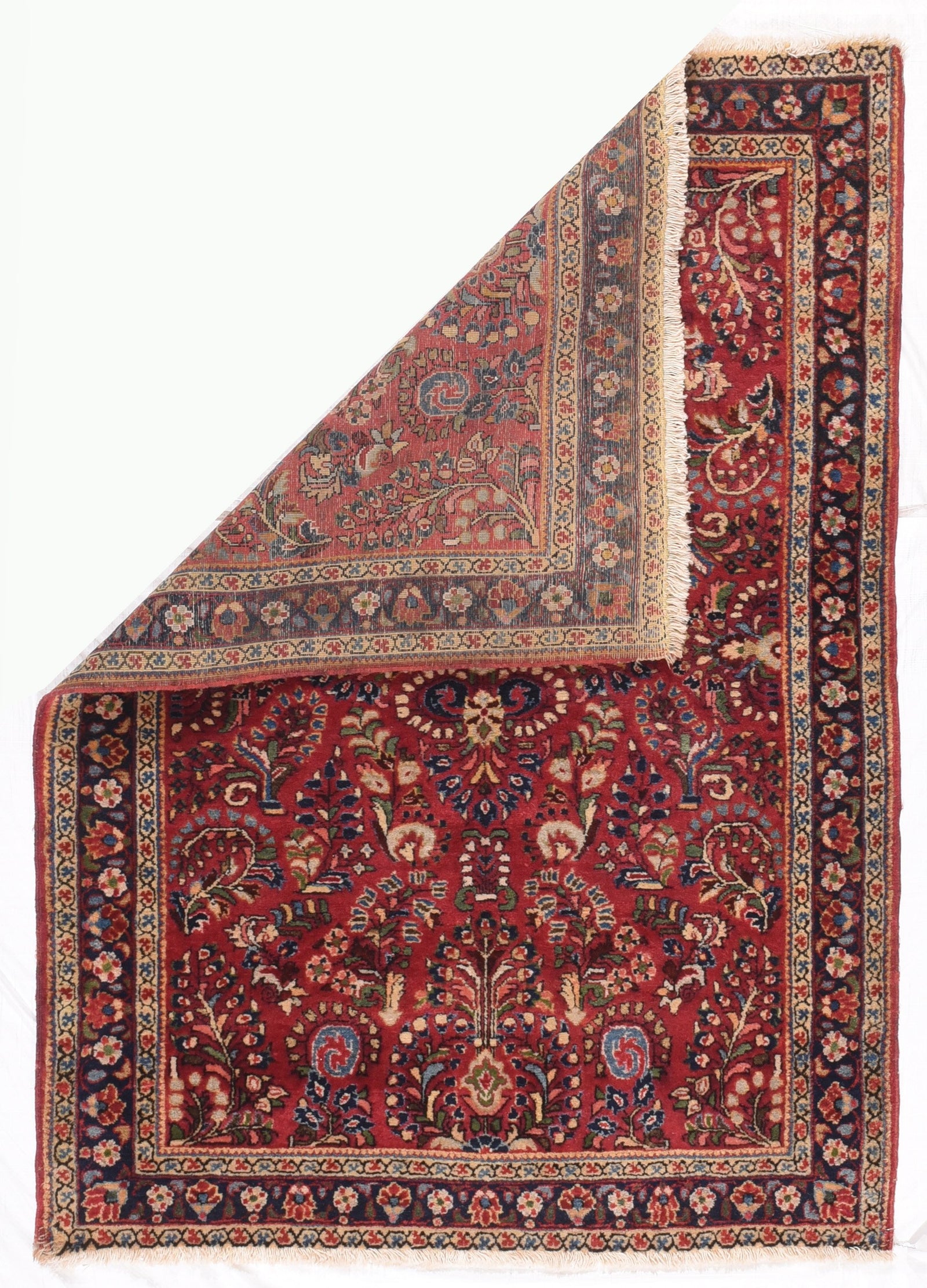 Antique Sarouk Persian Area Rug